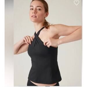 Athleta Crossed Tankini Sz Small NWT runs small - more like XS